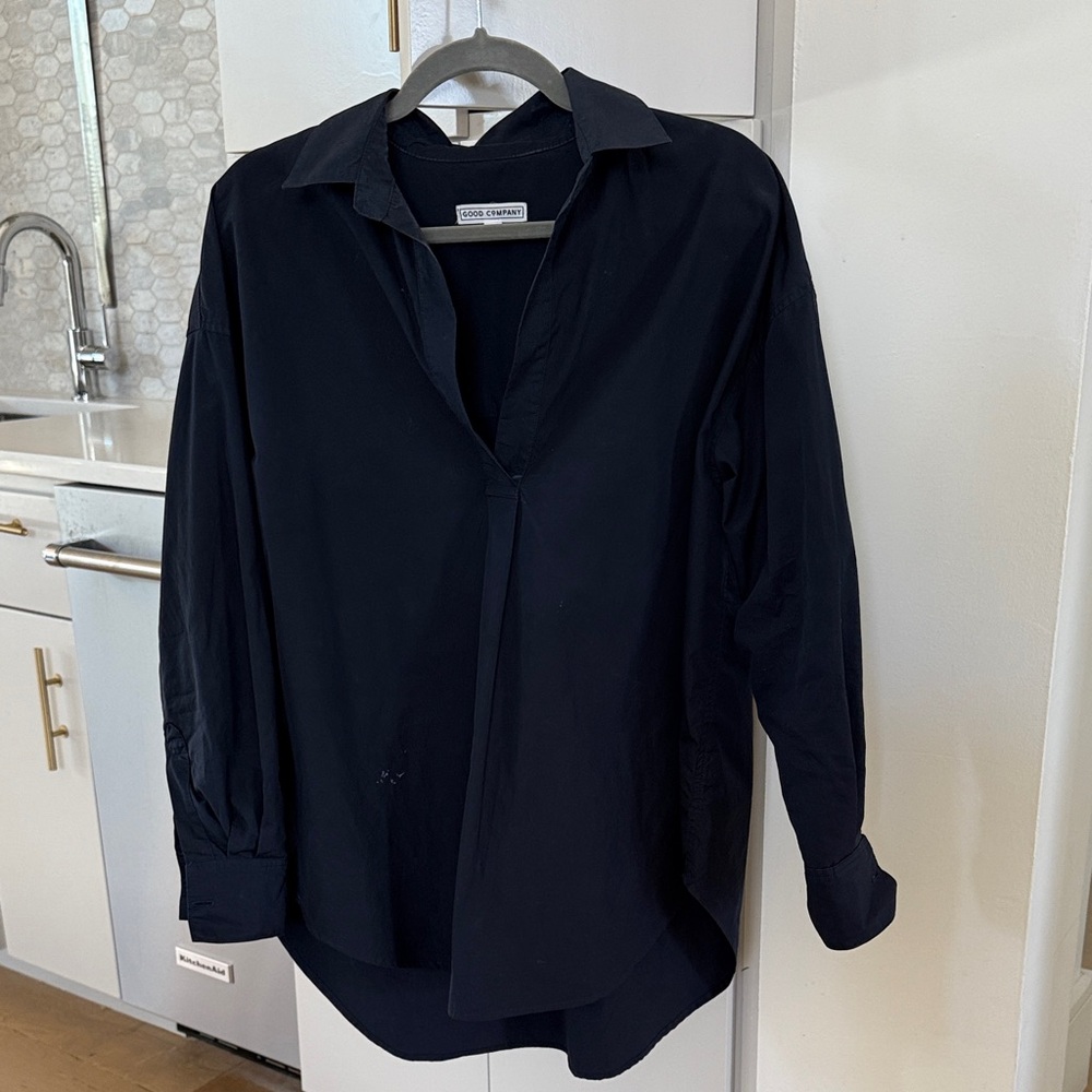 Classic Navy Women's Blouse